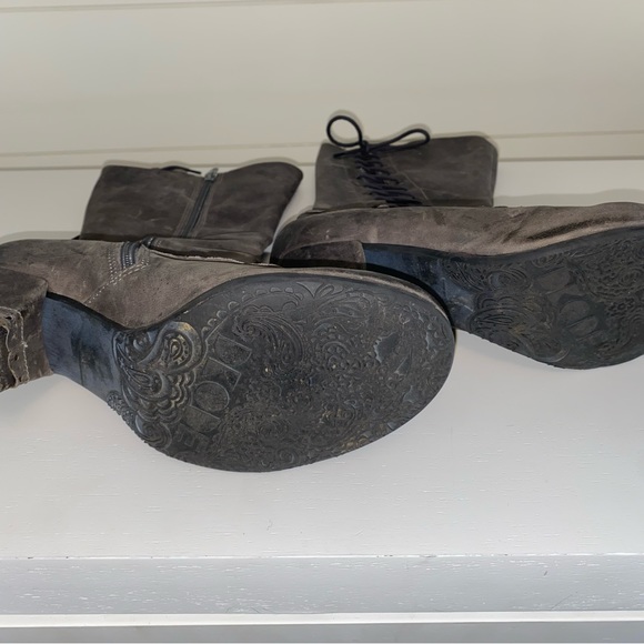 Leather Heeled Boots - Picture 3 of 5